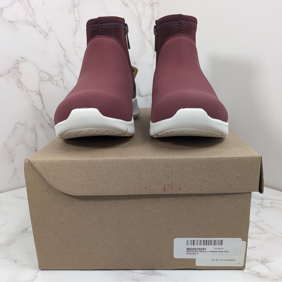 NEW REVITALIGN Women's Paddock Ankle Boot Burgundy 6 M Spenco - Picture 2 of 12